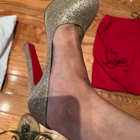 Christian Louboutin Glitter heels - Picture 4 of 9